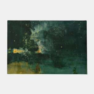 Tapete James Whistler - Noite em preto e Dourado