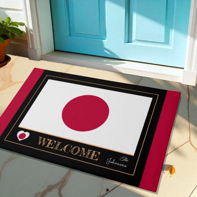 Tapete Japão e japonês Flag house mats /esportivos Bem-vi (Criador carregado)