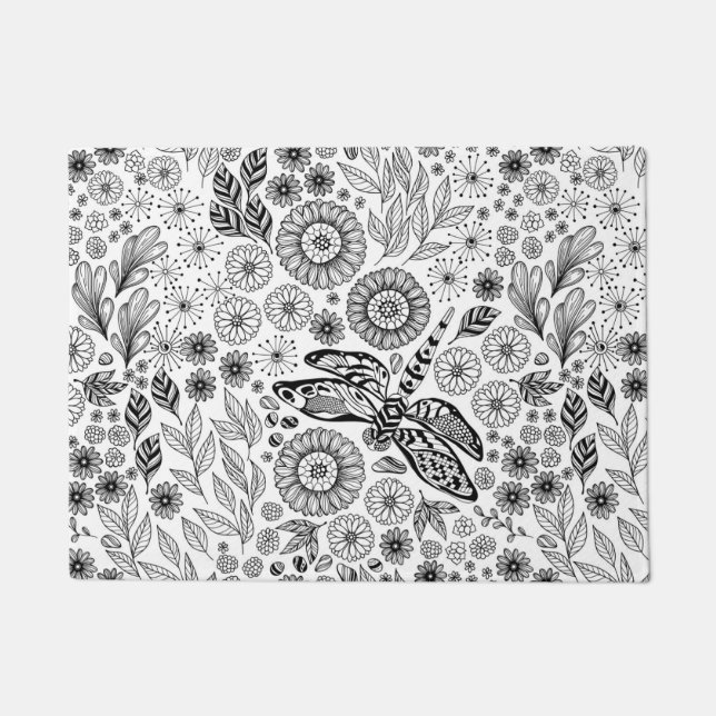 Tapete Jardim de Dragonfly (Frente)