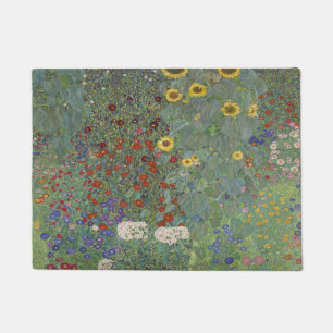 Tapete Jardim de fazenda com girassóis por Gustav Klimt