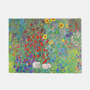 Tapete Jardim de fazenda com Sunflower Gustav Klimt