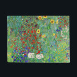 Tapete Jardim de Fazenda Gustav Klimt com pintura de gira<br><div class="desc">Jardim de Fazenda Gustav Klimt com Sunflower Vintage Floral Art Nouveau</div>