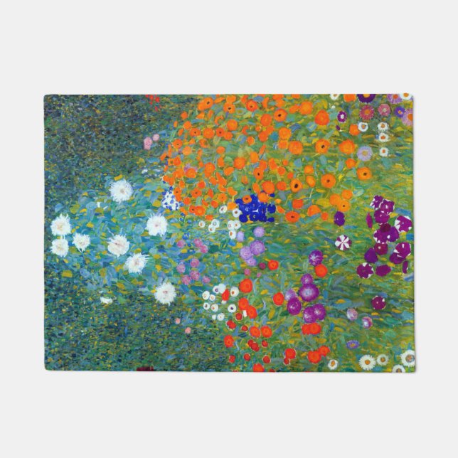 Tapete Jardim Flor Gustav Klimt (Frente)