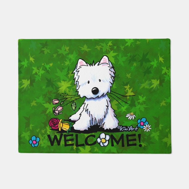 Tapete Jardim Helper Westie Doormat (Frente)