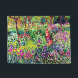 Tapete Jardim Íris em Giverny por Claude Monet<br><div class="desc">Visite minha loja para obter um design mais interessante e mais opções de cores => zazzle.com/iwheels*</div>
