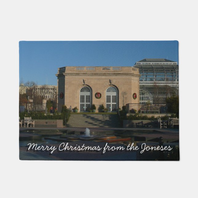 Tapete Jardins Botânicos no Natal em Washington DC (Frente)