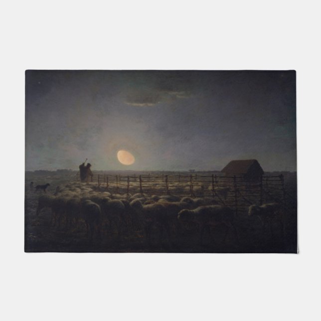 Tapete Jean-Francois Millet - Orelha, Lua 1860 (Frente)