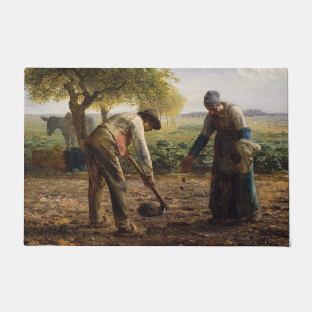 Tapete Jean-Francois Millet - Potato Planters (Frente)