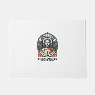 Tapete Jesus Barbeiro Camiseta Gráfica de Higiene Masculi