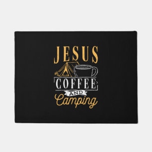 Tapete Jesus café e acampamento - Campo de campismo cris