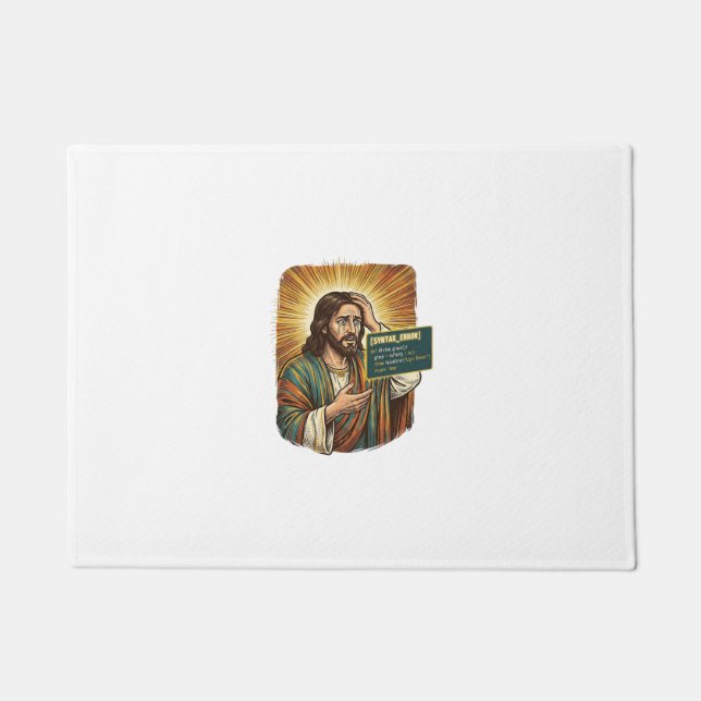 Tapete Jesus chorando Erro de sintaxe Codificação Program (Frente)