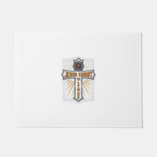 Tapete Jesus Cristo Minha Esperança Viva Cruz Vintage