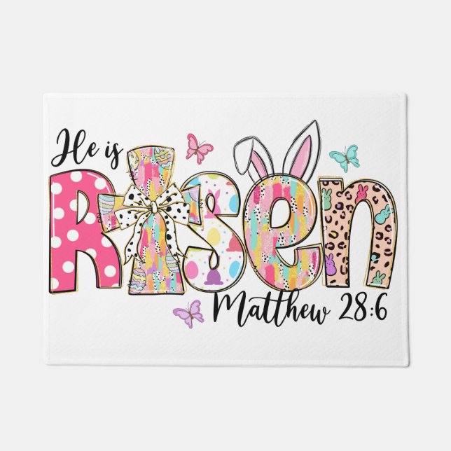 Tapete Jesus Cristo Páscoa Jesus homens cristãos, mulhere (Frente)