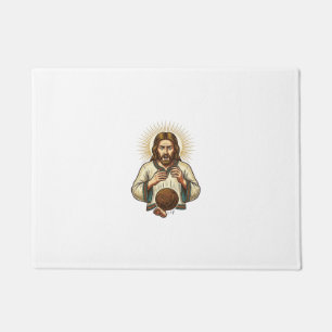 Tapete Jesus Derrubou Bola Medicinal Pesada Dor no Pé Hum