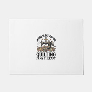 Tapete Jesus É Meu Salvador Quilting É Minha Terapia