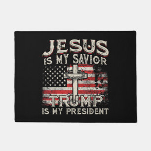 Tapete Jesus é o meu salvador é o meu presidente american