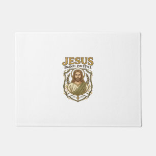 Tapete Jesus Enamel Pin Estilo Jesus Enamel Pin Cristão