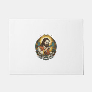 Tapete Jesus Irritante Resíduo de Papel de Adesivo Descol