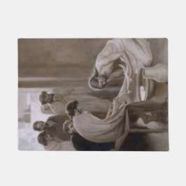 Tapete Jesus Lavando os Pés de Seus Discípulos