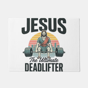 Tapete Jesus O Levantador de Peso Definitivo Vintage