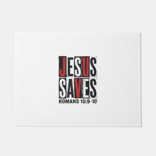 Tapete Jesus Salva Romanos 10_9 Camisa Cristã Vintage De