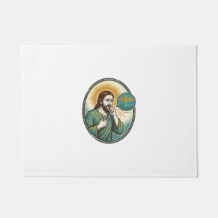 Tapete Jesus Tossindo Nota de Voz de Audio Mensagem de Te