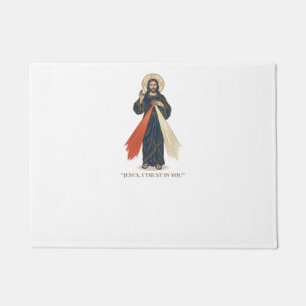Tapete Jesus Vintage Eu Confio em Você Desenho Vetorial R