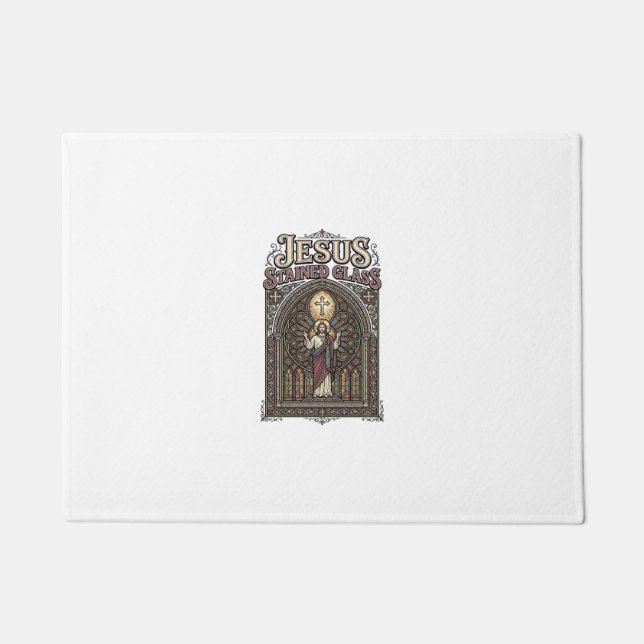 Tapete Jesus Vitral Jesus Vitral Catedral  (Frente)