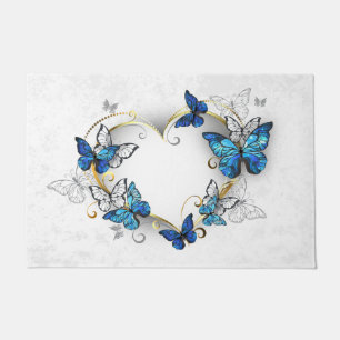 Tapete Jewelry Heart with Butterflies Morpho