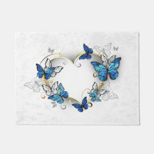 Tapete Jewelry Heart with Butterflies Morpho