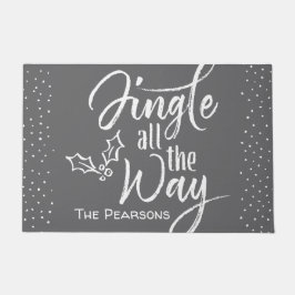 Tapete Jingle All Way - Natal personalizado