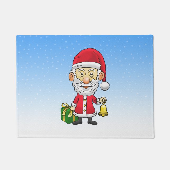 Tapete Jingle Bells com Papais noeis (Frente)