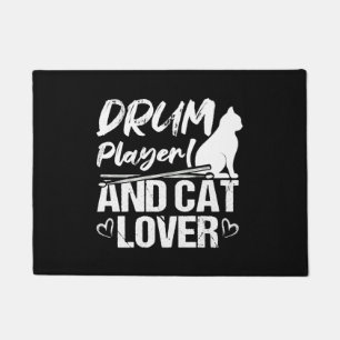 Tapete Jogador De Tambor E Tambores De Lover De Gato E Ta