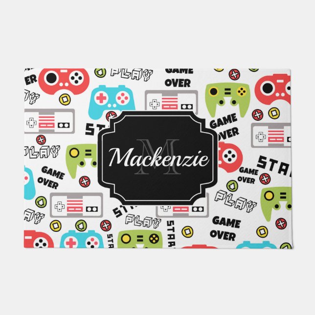 Tapete Jogo de Vídeo Retroativo (Frente)