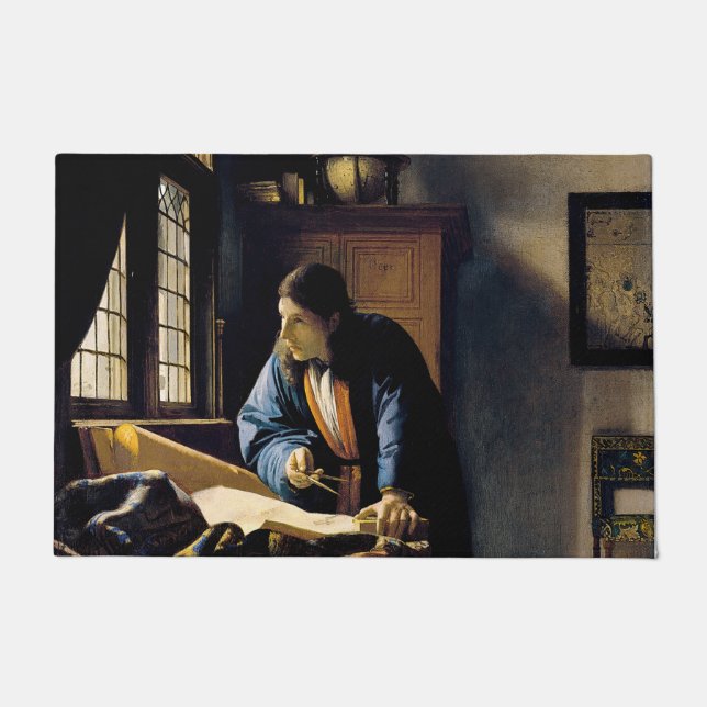 Tapete Johannes Vermeer - A Geógrafa (Frente)