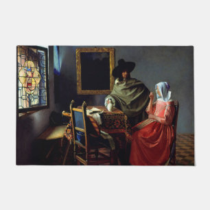 Tapete Johannes Vermeer - O Vidro do Vinho