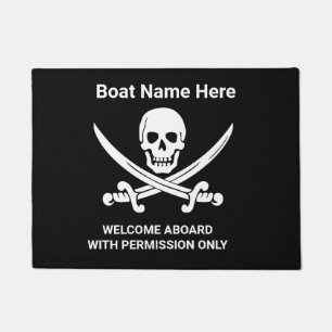Tapete Jolly Rogers Pirate Custom Boat