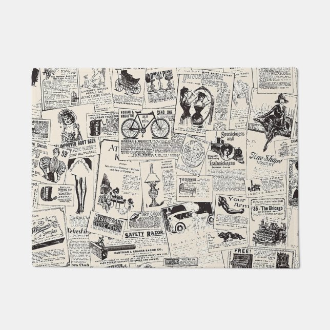 Tapete Jornal Vintage (Frente)