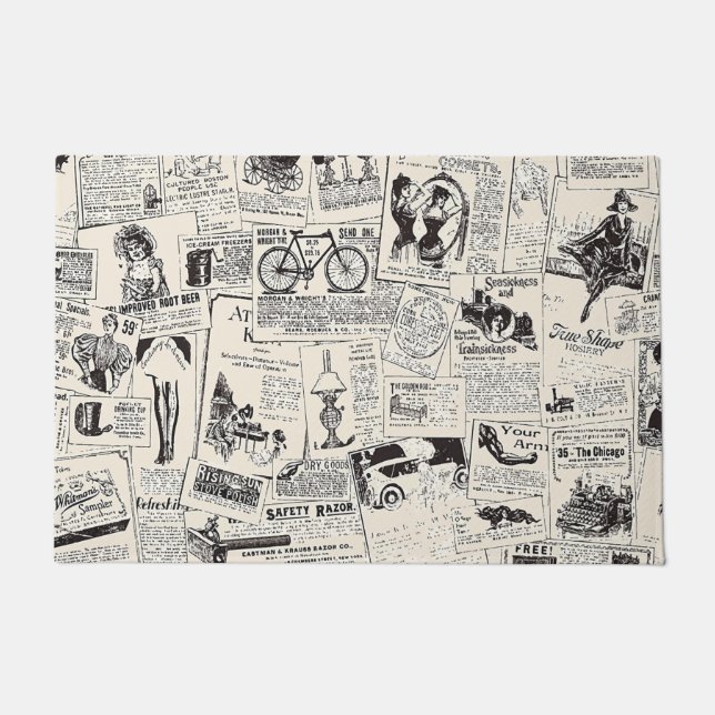 Tapete Jornal Vintage (Frente)
