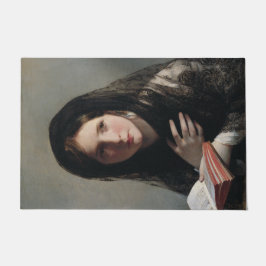 Tapete Jovem Mulher Perdida nos Sonhos (Lendo um Livro)