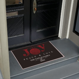 Tapete Joy, Peace & Love (Vermelho)