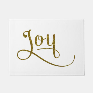 Tapete Joy Script Dourado Glitter