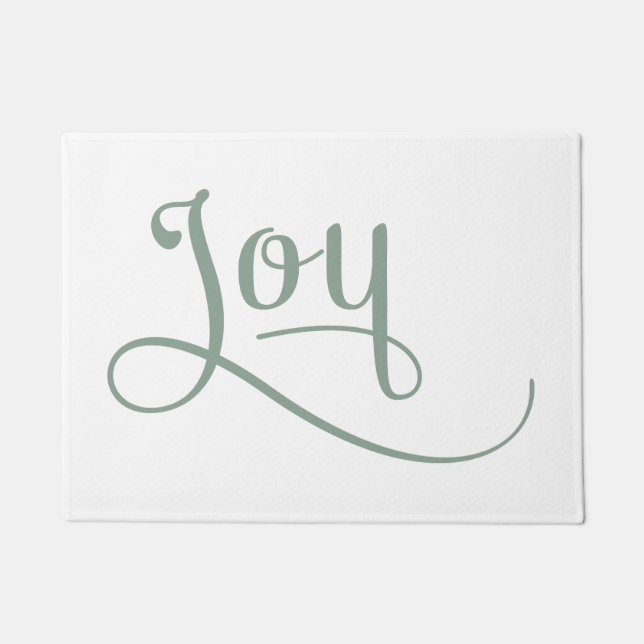 Tapete Joy Script Sage (Frente)