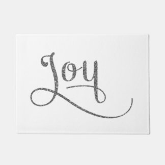 Tapete Joy Script Silver Glitter