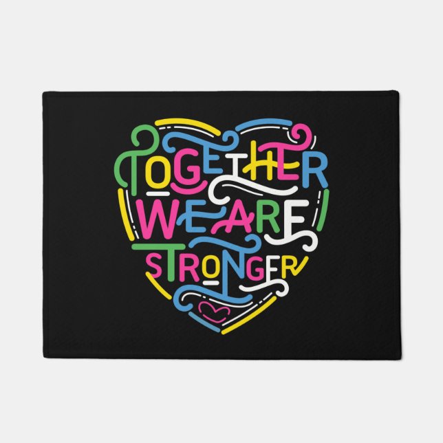 Tapete Juntos, Somos Mais Fortes (Frente)