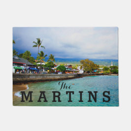 Tapete Kailua Kona Pier Hawaii - Pintor a óleo Arte Digit