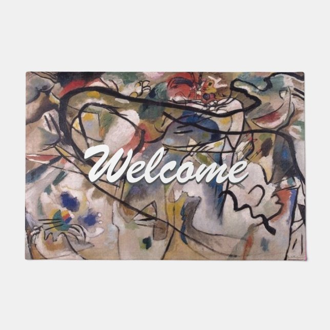 Tapete Kandinsky Abstrato Modern Art Professional Welcome (Frente)