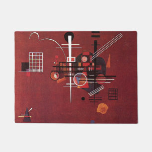 Tapete Kandinsky - Vermelho Dull