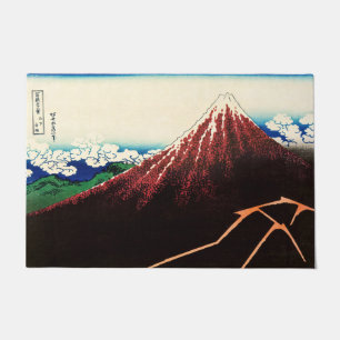 Tapete Katsushika Hokusai - Relâmpagos abaixo do cume