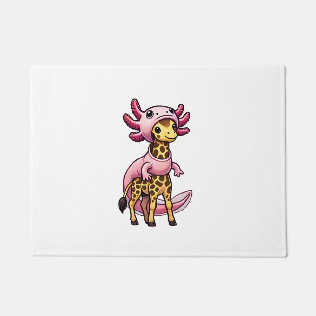 Tapete Kawaii Giraffe Axolotl Costume (Frente)